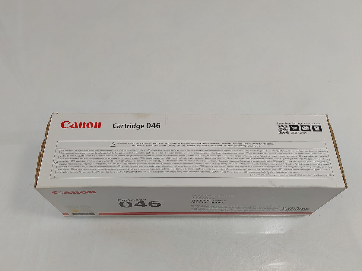 Genuine Canon 046 Yellow Toner Cartridge (1247C002) - New