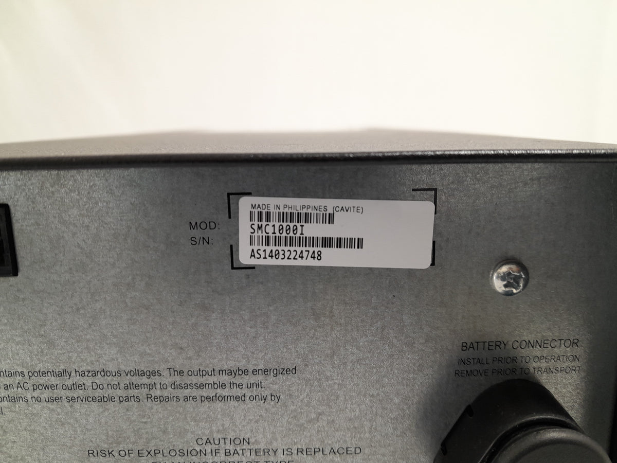 APC Smart-UPS C 1000VA LCD 230V Tower UPS Chassis Only - No Battery (SMC1000I)