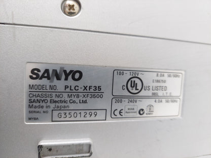 Sanyo PRO xtraX Multiverse PLC-XF35 Multiverse Projector