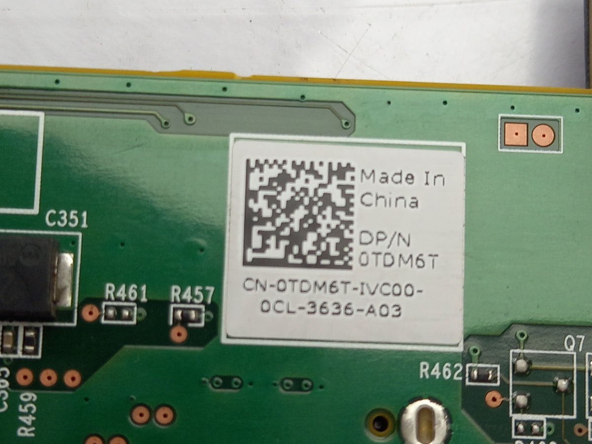 Dell PowerEdge R640 1U 4 Bay SAS Backplane 0TDM6T TDM6T