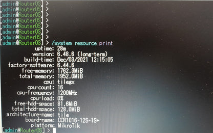 MikroTik Cloud Core Router CCR1016-12S-1S+