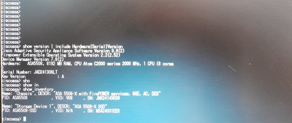 Cisco ASA 5508-X Next-Generation Firewall Security Appliance (ASA5508 V08)