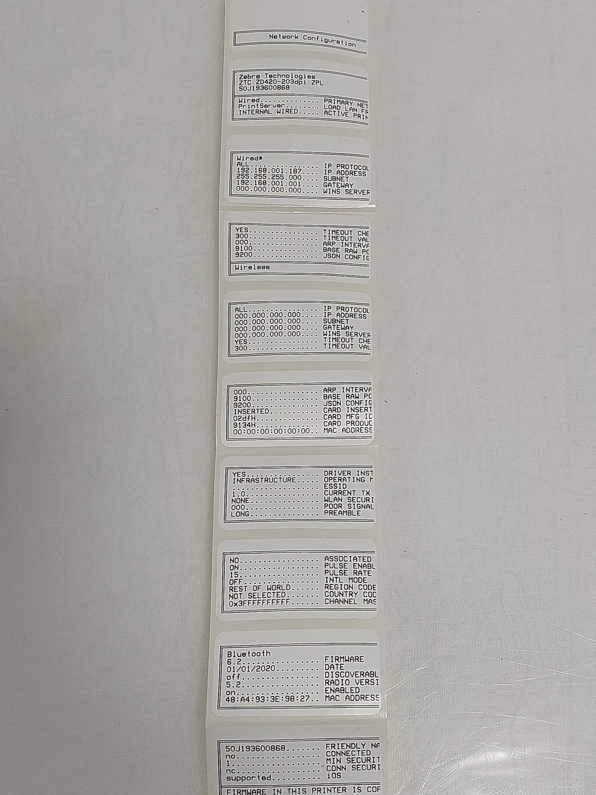 Zebra ZD420 Thermal Label Printer