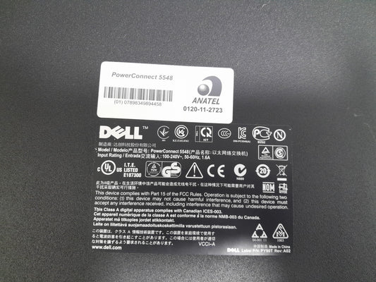 Dell PowerConnect 5548 48-Port Gig L3 Managed Switch with 2x 10Gb SFP+ and 2x HDMI Stacking Ports