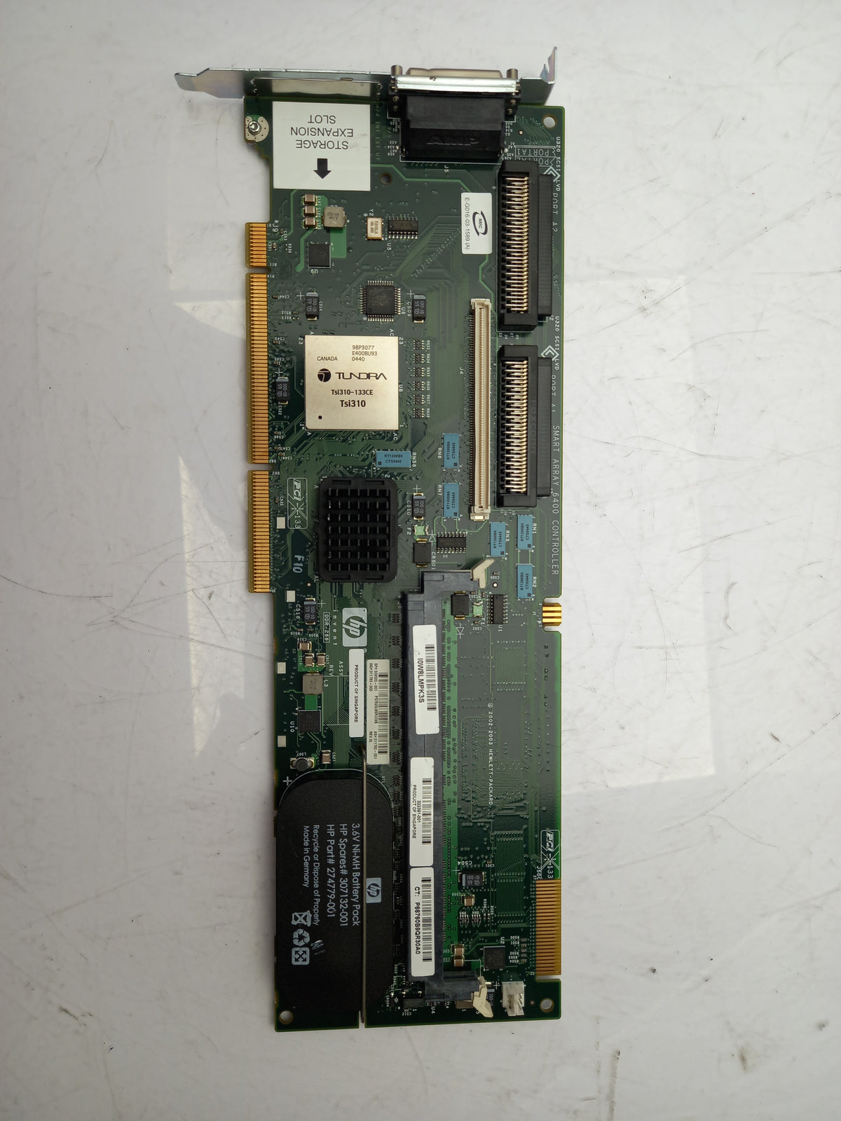 HP SmartArray 6400 Ultra320 RAID Card + Battery 011782-001