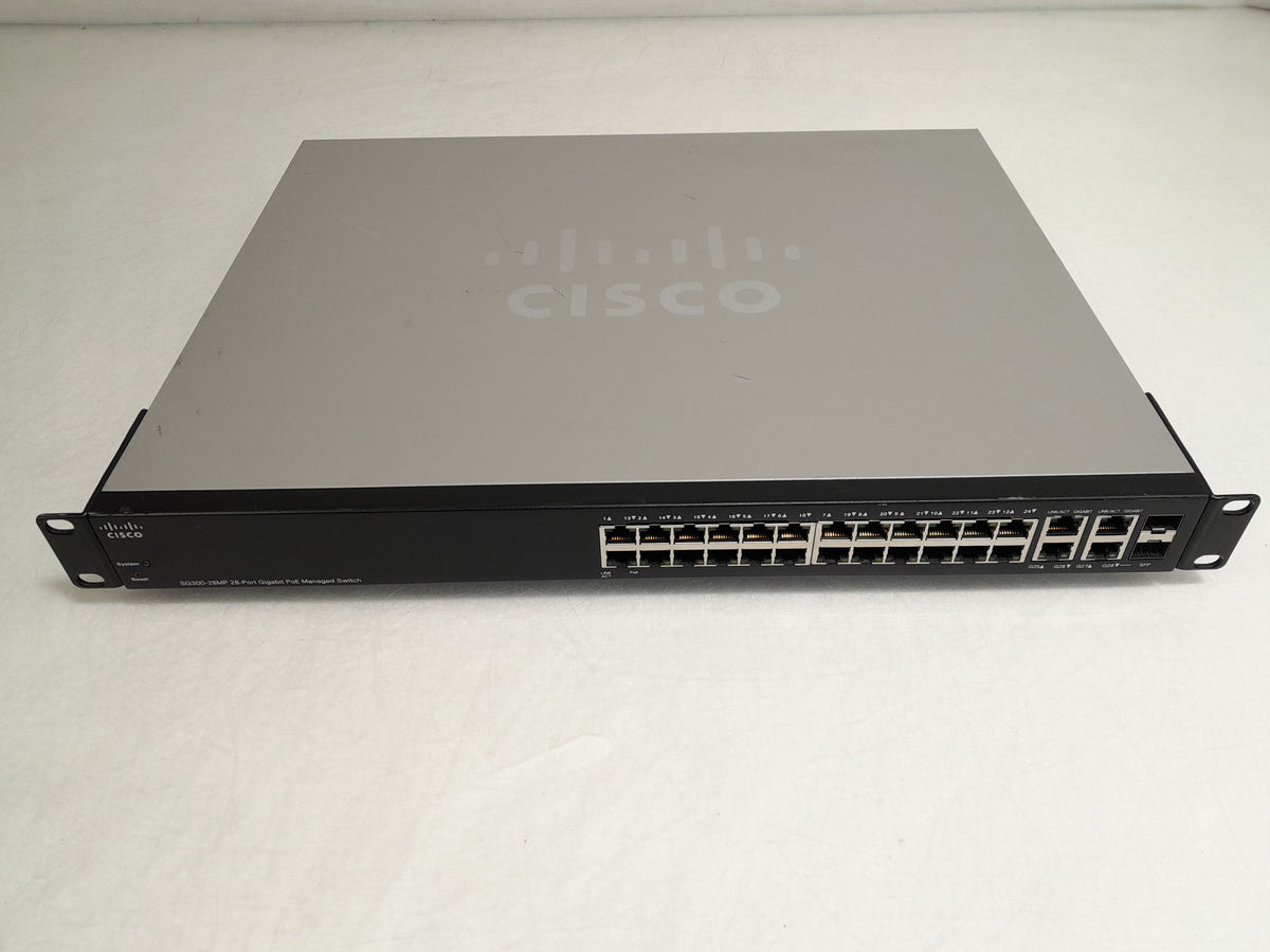 Cisco SG300-28MP 28-Port Gigabit Max-PoE+ Layer 3 Managed Switch (SG300-28MP-K9)
