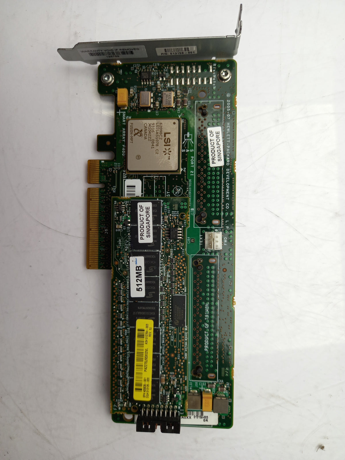 HP Smart Array P400 512MB SAS RAID Controller PCIe Card 013159-003