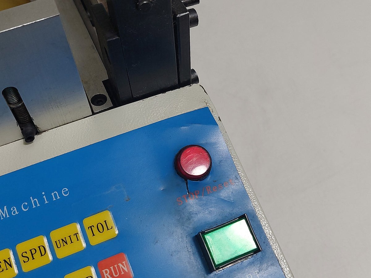 Automatic Heavy Duty Nickel Strip & Heat Shrink Cutting Machine MD-100
