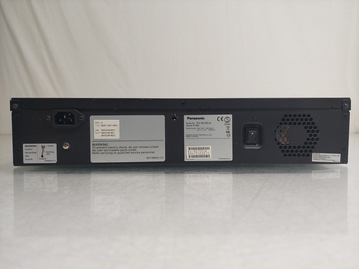 Panasonic KX-NS700UK Smart Hybrid Telephone System With BRI2 Expansion Card