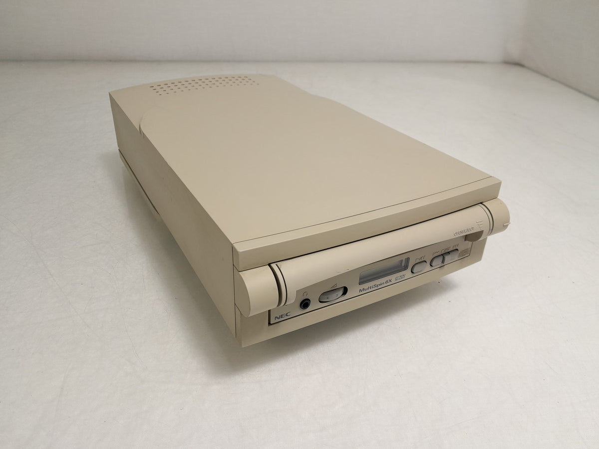 Vintage NEC MultiSpin 6Xe External SCSI 6X CD-ROM Drive (Model: CDR-602)