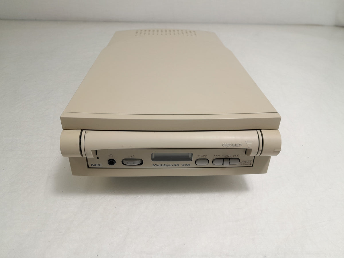 Vintage NEC MultiSpin 6Xe External SCSI 6X CD-ROM Drive (Model: CDR-602)