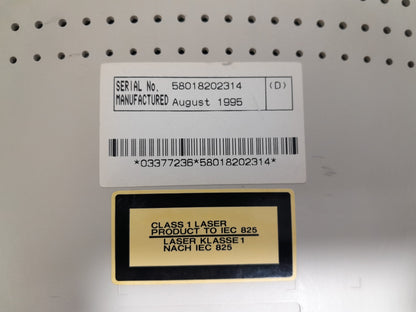 Vintage NEC MultiSpin 6Xe External SCSI 6X CD-ROM Drive (Model: CDR-602)