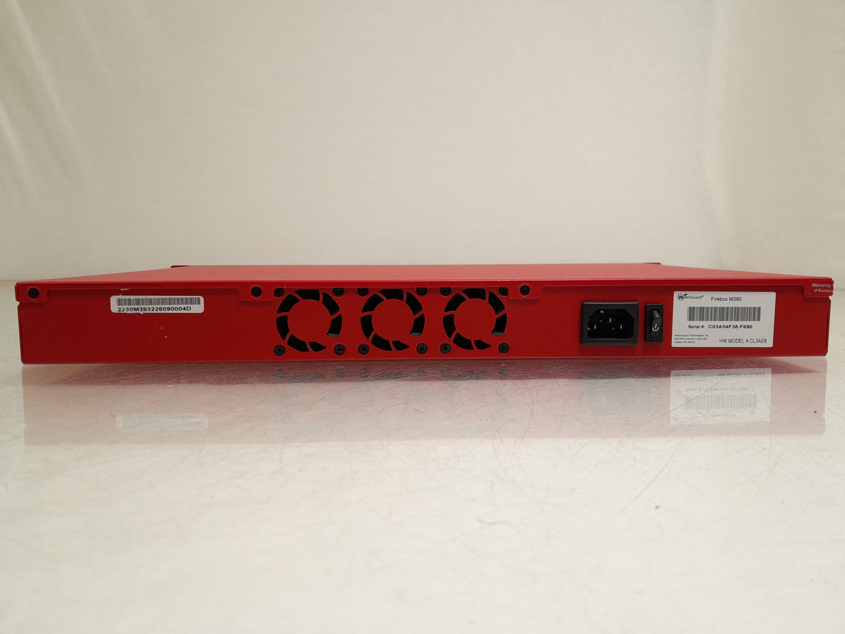 WatchGuard Firebox M390 Enterprise-Grade Rackmount Security Firewall Appliance (CL3AE8)