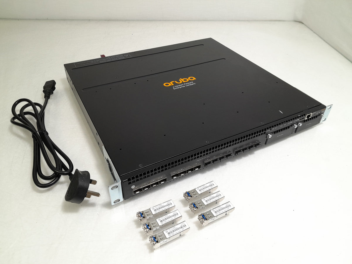 HPE Aruba 3810M 16SFP+ 2-Slot Managed Layer 3 Switch Bundle (JL075A / JL075-80099)