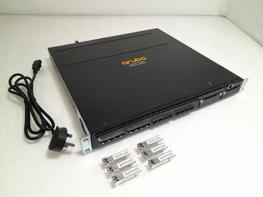 HPE Aruba 3810M 16SFP+ 2-Slot Managed Layer 3 Switch Bundle (JL075A / JL075-80099)