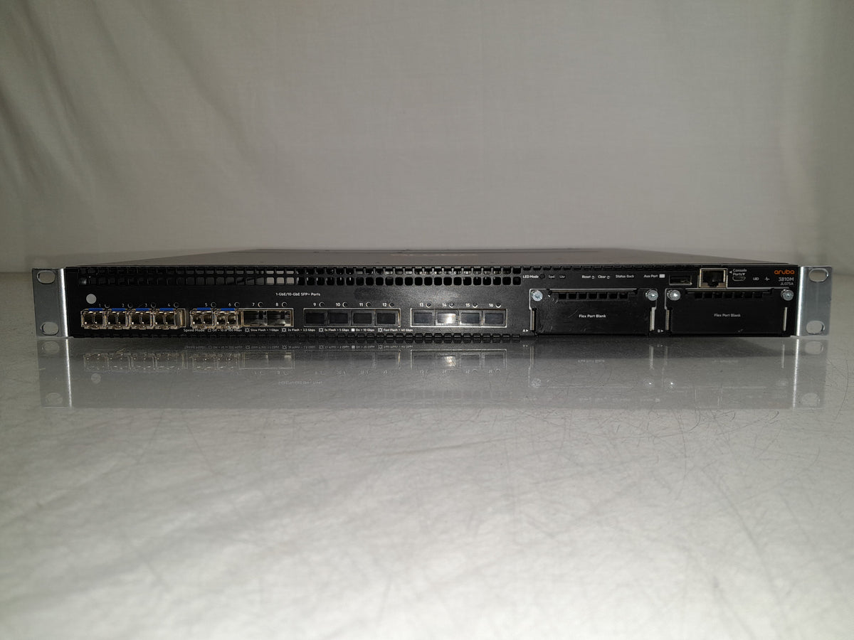 HPE Aruba 3810M 16SFP+ 2-Slot Managed Layer 3 Switch Bundle (JL075A / JL075-80099)