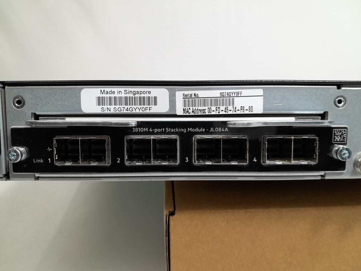 HPE Aruba 3810M 16SFP+ 2-Slot Managed Layer 3 Switch Bundle (JL075A / JL075-80099)