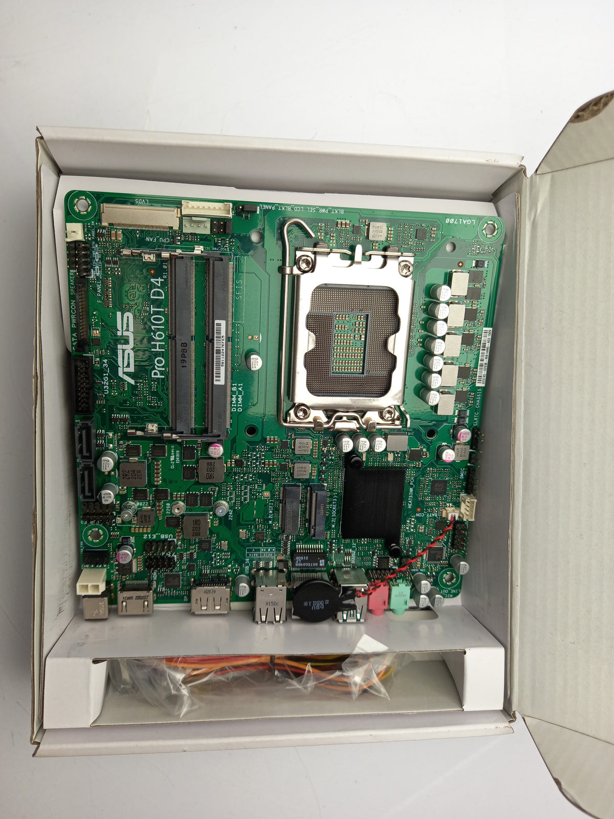 ASUS Pro H610T D4 CSM LGA 1700 DDR4 Intel Motherboard 90MB1AMO-M0EAYC - Faulty