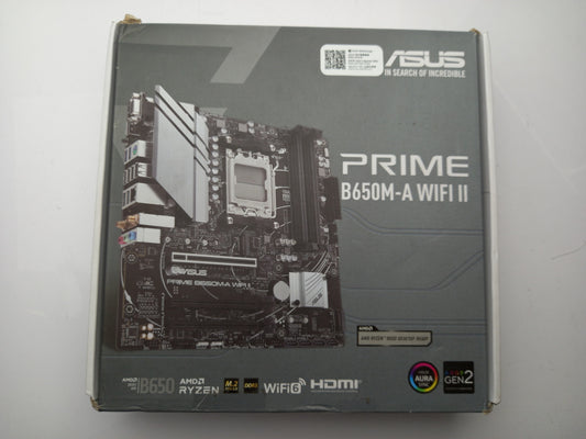 ASUS PRIME B650M-A WIFI II Socket AM5 DDR5 M-ATX Motherboard - Faulty