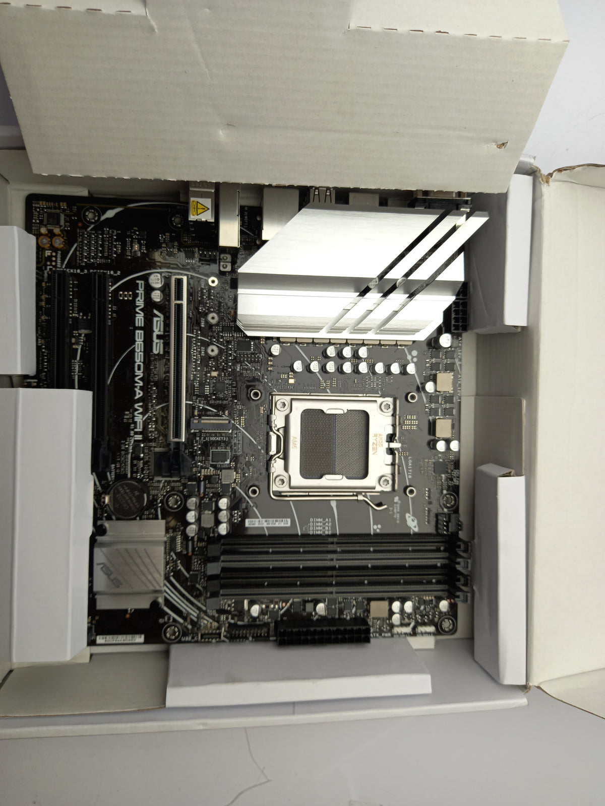 ASUS PRIME B650M-A WIFI II Socket AM5 DDR5 M-ATX Motherboard - Faulty