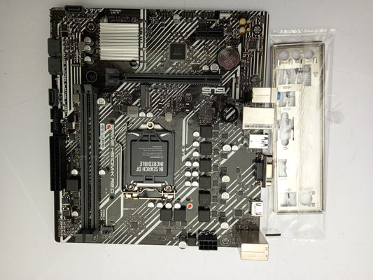 ASUS Prime H510M-K R2.0 Motherboard LGA1200 DDR4 & I/O Shield 90MB1E80 - Faulty
