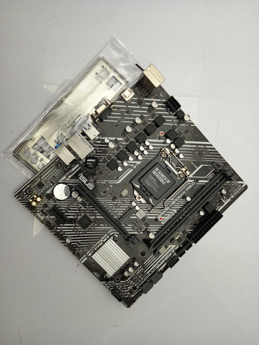 ASUS Prime H510M-K R2.0 Motherboard LGA1200 DDR4 & I/O Shield 90MB1E80 - Faulty