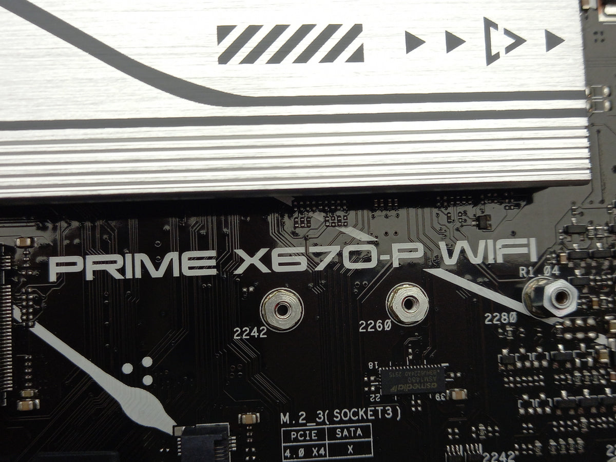 ASUS PRIME X670-P WIFI Socket AM5 DDR5 Motherboard - Faulty