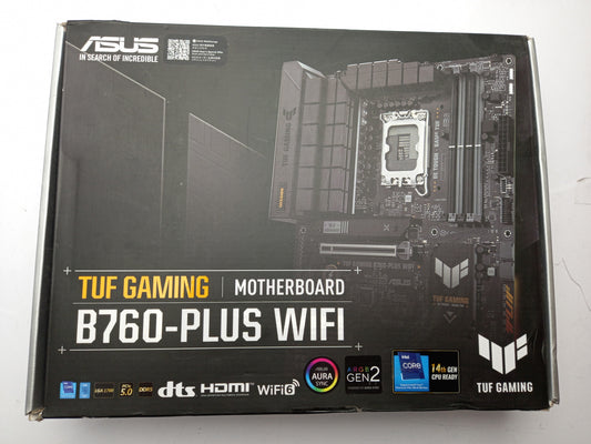 ASUS TUF GAMING B760-PLUS WIFI LGA 1700 DDR5 ATX Motherboard - Faulty