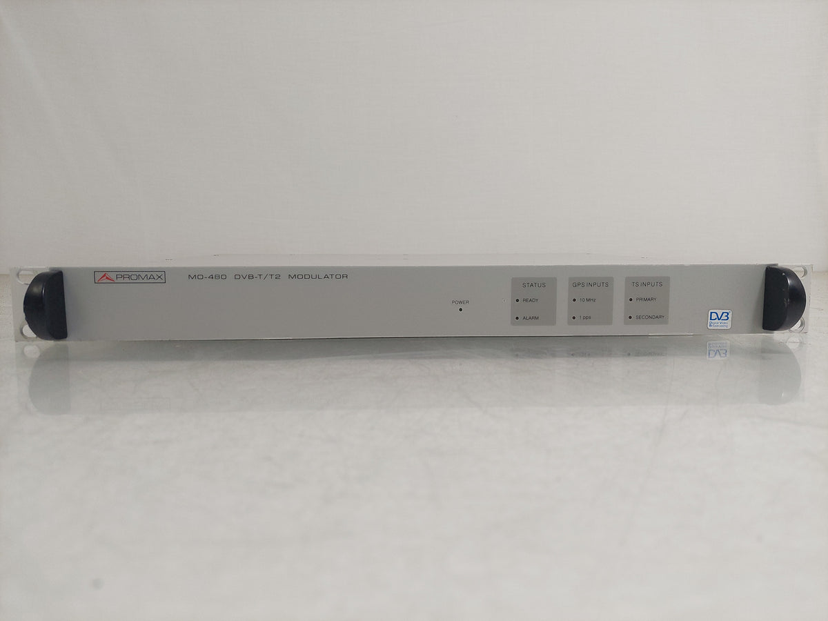 PROMAX MO-480 DVB-T/T2 MFN/SFN Broadcast Modulator 30-900 MHz 1U Rack