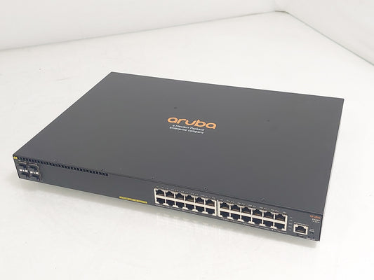 HPE Aruba 2930F JL261A 24-Port Gigabit PoE+ 370W L3 Switch 4SFP No Ears