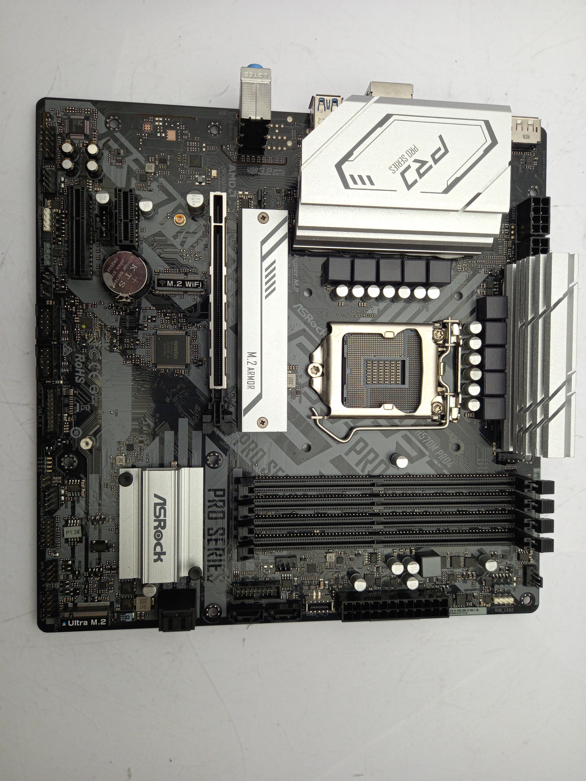 ASRock H570M Pro4 LGA1200 DDR4 Motherboard  H570M Pro4 - Faulty