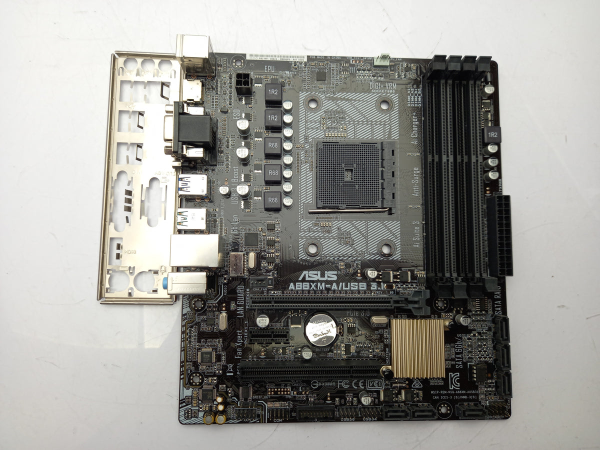 ASUS A88XM-A/USB Socket FM2+ DDR3 MicroATX Motherboard With I/O Shield
