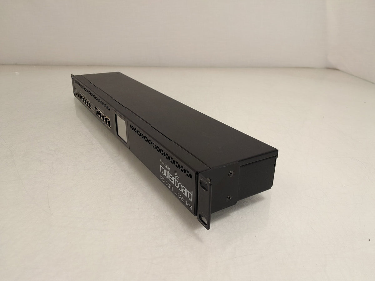 MikroTik RB3011UiAS-RM 10-Port Gigabit Routerboard Router v7.5 with 24V 3A Power Supply