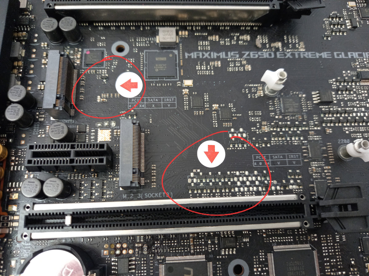 ASUS ROG MAXIMUS Z690 EXTREME GLACIAL LGA1700 DDR5 90MB1A60-M0EAY0- Faulty