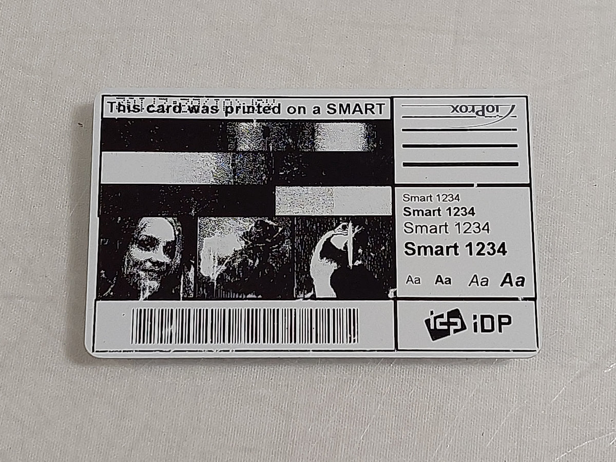 IDP SMART-21S Single-Sided ID Card Printer USB 745 Prints PSU Black Ribbon