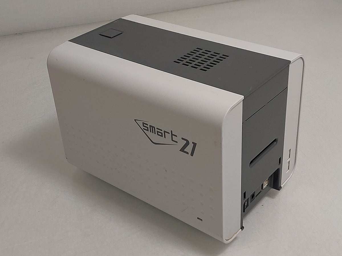 IDP SMART-21S Single-Sided ID Card Printer USB 745 Prints PSU Black Ribbon
