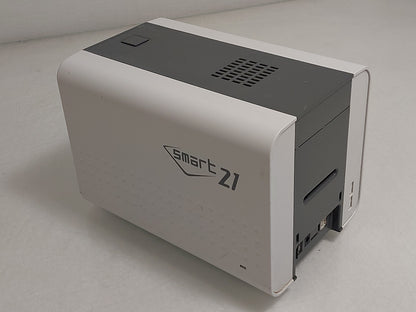 IDP SMART-21S Single-Sided ID Card Printer USB 745 Prints PSU Black Ribbon