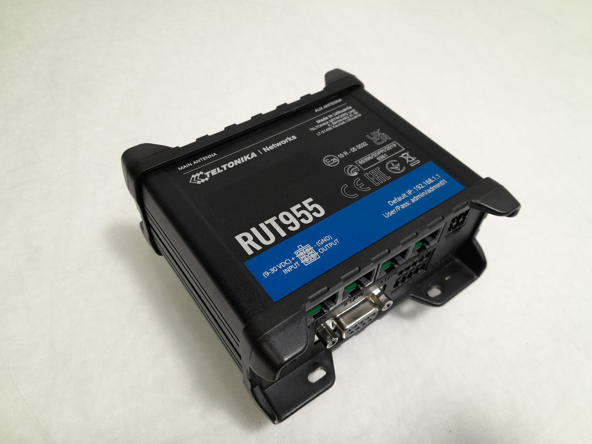 Teltonika RUT955 4G LTE Dual SIM Industrial Wi-Fi Router GPS RS232 RS485 No PSU