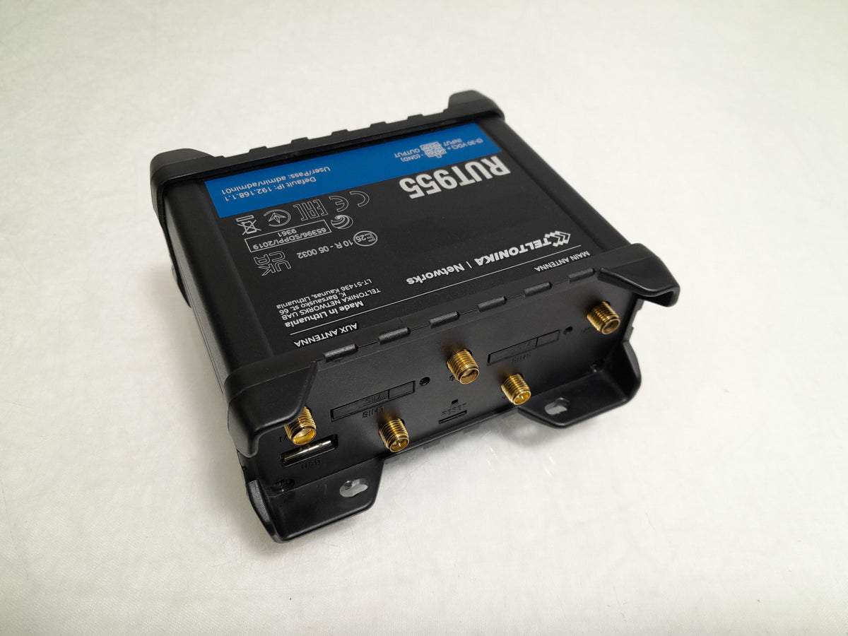 Teltonika RUT955 4G LTE Dual SIM Industrial Wi-Fi Router GPS RS232 RS485 No PSU
