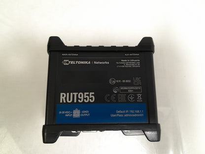 Teltonika RUT955 4G LTE Dual SIM Industrial Wi-Fi Router GPS RS232 RS485 No PSU