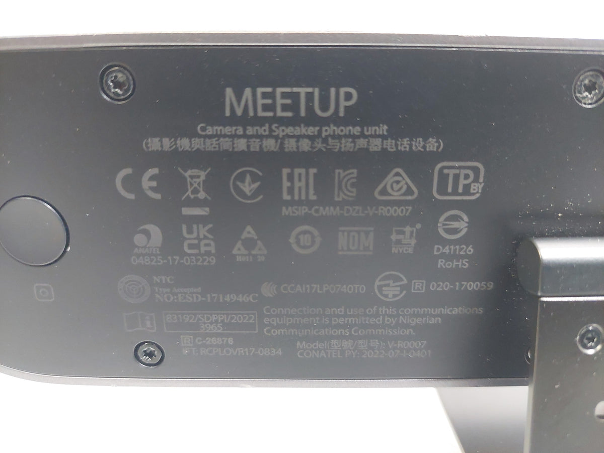 Logitech MeetUp V-R0007 4K USB Conference Camera Speakerphone No Remote
