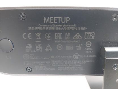 Logitech MeetUp V-R0007 4K USB Conference Camera Speakerphone No Remote