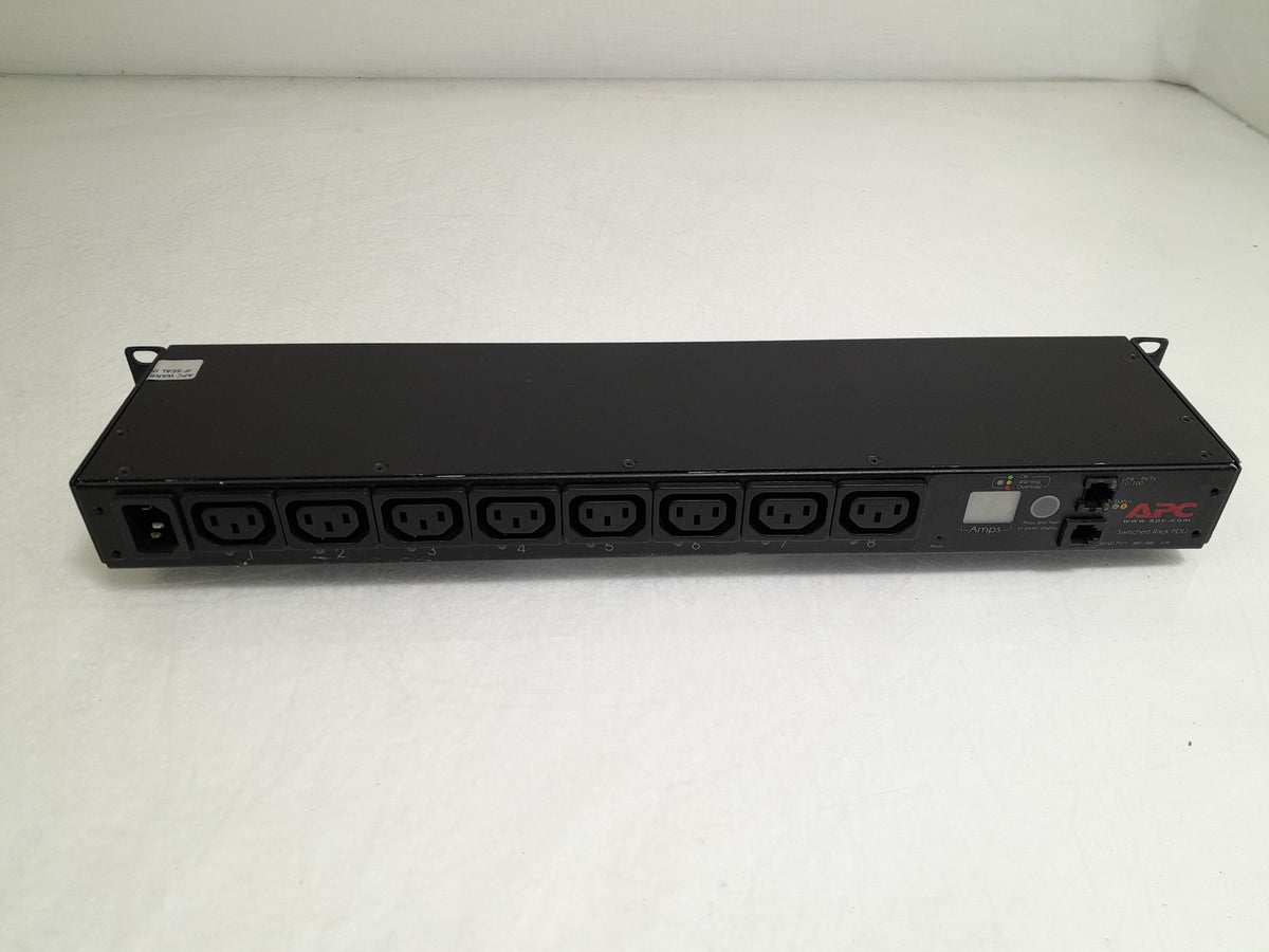 APC AP7920B 8 Port Switched 1U Rack PDU With Rackmounts
