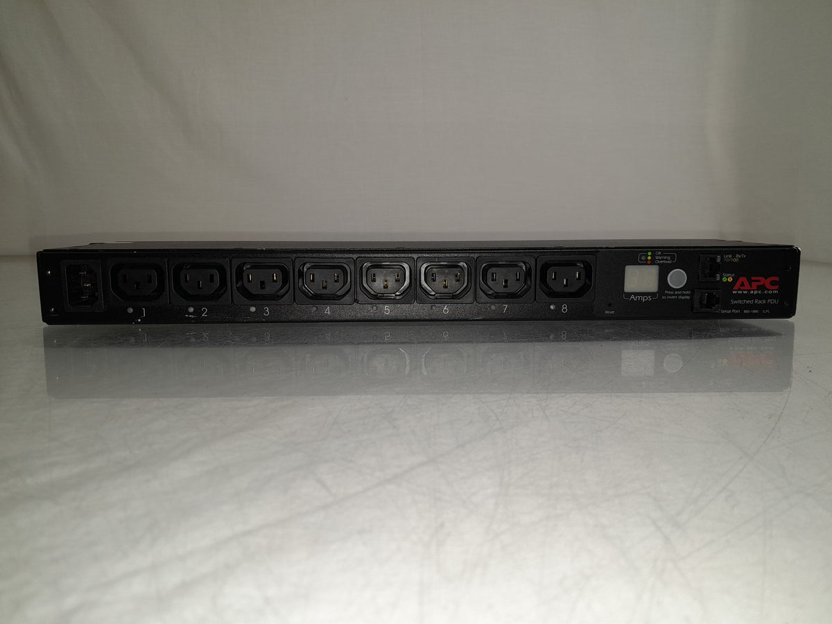APC AP7920B 8 Port Switched 1U Rack PDU With Rackmounts