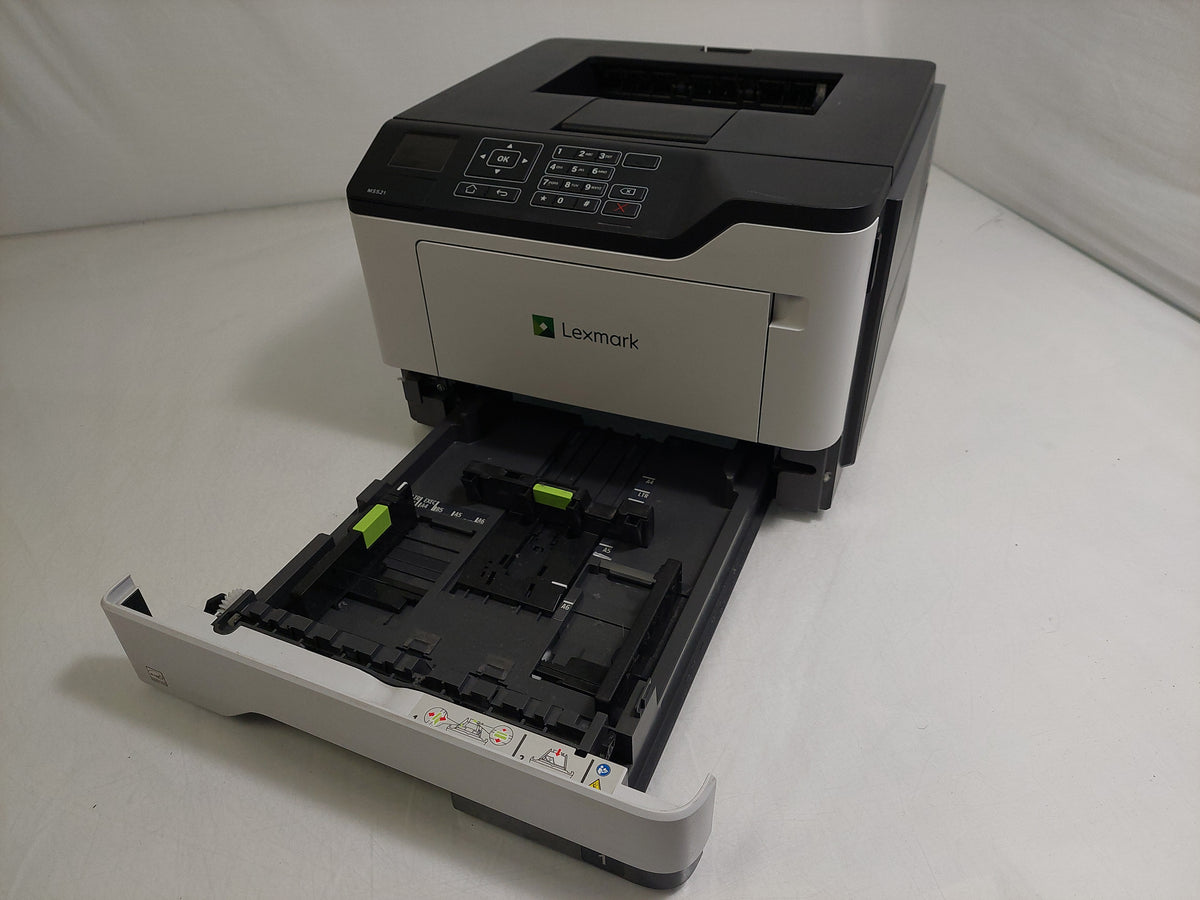 Lexmark MS521dn 36S0308 A4 Mono Laser Printer Duplex Network 32,337 Pages