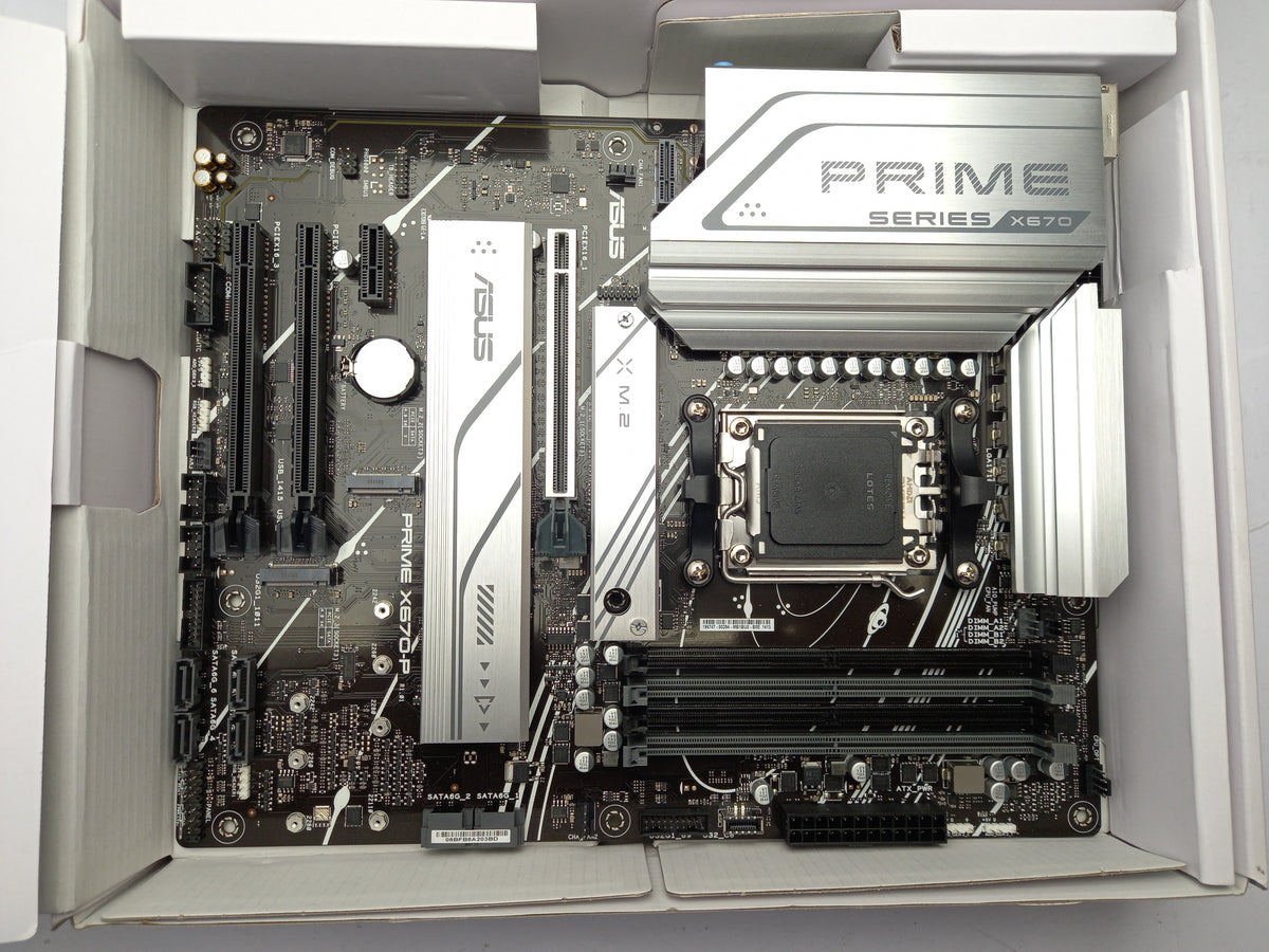 ASUS PRIME X670-P Socket AM5 DDR5 Motherboard 90MB1BU0-M0EAY0 - Faulty