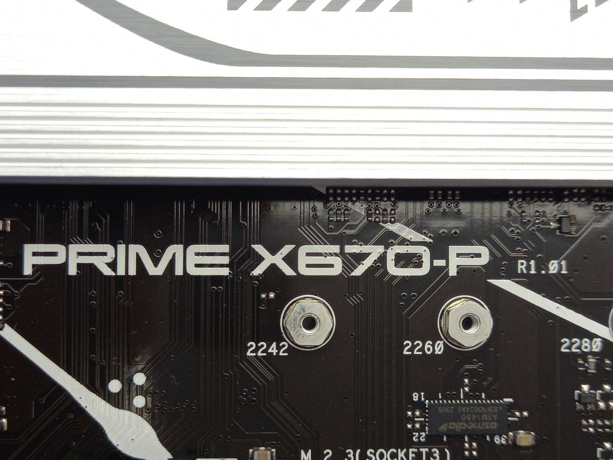 ASUS PRIME X670-P Socket AM5 DDR5 Motherboard 90MB1BU0-M0EAY0 - Faulty