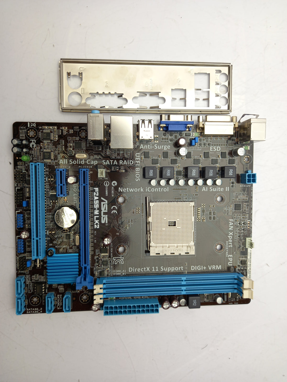 ASUS F2A55-M LK2 SOCKET FM2 DDR3 Micro-ATX Motherboard With I/O Shield