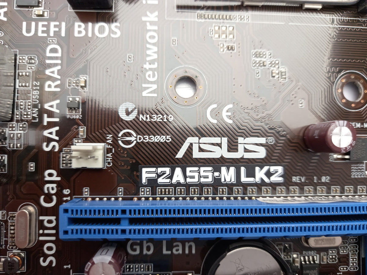 ASUS F2A55-M LK2 SOCKET FM2 DDR3 Micro-ATX Motherboard With I/O Shield