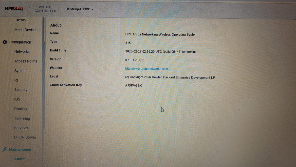 HPE Aruba AP-315 JW797A APIN0315 802.11ac Wave 2 Wireless Access Point